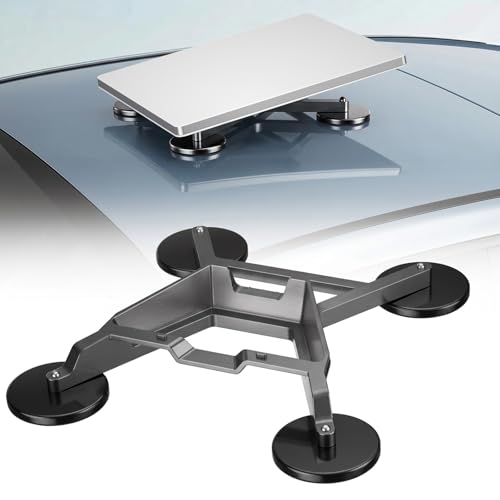 OANDYS Starlink Mini Mount, 220lbs Heavy Duty Magnetic Car Roof Mount with 8° Aerodynamic Tilt, Die-Cast Aluminum Starlink Mini Vehicle Bracket, Scratch-Free Portable Stand for RV, Truck, SUV & Boat - image 1