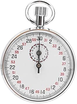 Mechanical Stopwatch Handheld Mechanical Stopwatch Sports Chronograph Running Timer Round Stopwatch Running Timer for Sports,Competitions,Games