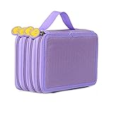 estuches para niños 3 años  iSpchen Estuche para l¨¢Pices Butterme con 4 Compartimentos para Guardar 72 l¨¢Pices, Estuche para organizar l¨¢Pices, Estuche para l¨¢Pices para Adolescentes, ni?as, ni?os, Estudiantes