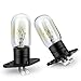Produktbild Ruiandsion Mikrowellen Glühbirne Z187 250V 2A 25W Mikrowellen Glühbirne für Universal Mikrowellen Birnen Ofen Lampe, Warmweiß (2er Pack)
