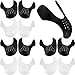 6 Pairs Anti-Wrinkle Shoes Creases Protector Toe Box Decreaser, Prevent Shoes Crease Indentation, Men's 7-12/ Women's 5-8 (Black. White)