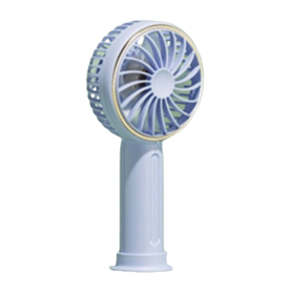Mini Ventilatore Silenzioso, Ventola Portatile palmare/da Collo/da scrivania, Ventola di Raffreddamento 3 in 1, Ventola Portatile USB, Mini Ventilatore con Cordino, 3 velocità, Ufficio, Viaggio Forte