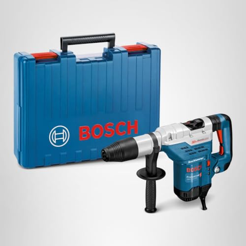 Bosch Professional GBH 5-40 DCE hammer drill, 1,150 W rated input power, 8.8 J impact energy, 1,500–3,050 min¯¹, stroke rate, carrying case., 0611264000, Corded Electric
