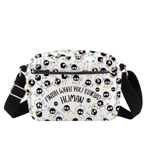 Soot Balls Crossbody Bag Soot Balls Inspire Gift Kawaii Anime Inspired Gift Anime Lover Gift Cute Soot Ball Gifts