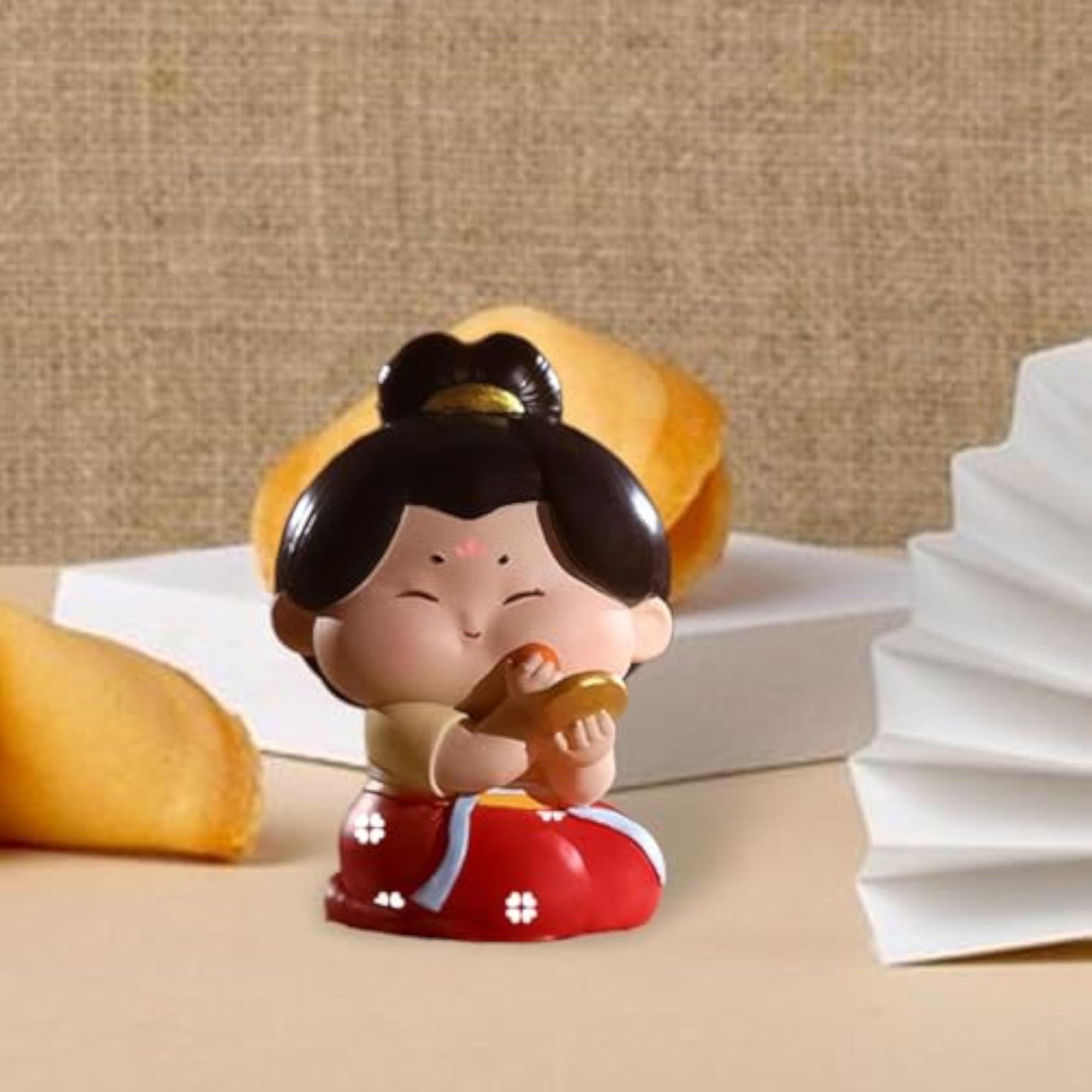 Cartoon Girl Figurine Collection Desktop Decor