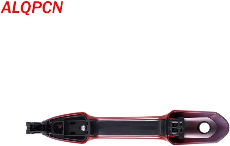 Red 1 Lot Exterior Door Handle Compatible with Toyota RAV4 Highlander Sienna 2019-2024 Without Keyless Entry