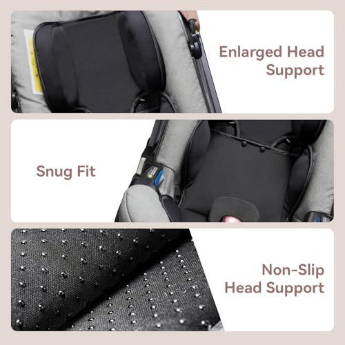 Image of CoiiJoii Infant Insert for Doona, Graco, Chicco, Evenflo, Safety 1st, CPC Listed, Soft & Breathable Mesh Fabric, Head and Body Support Cushion.