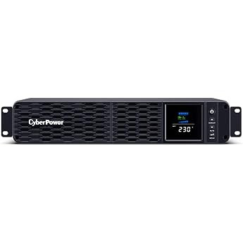 CyberPower CP2000EIPFCRM2U Line-Interactive UPS 2000VA/1200W Pure Sine Wave AVR LCD USB HID DB9 RJ45 LAN Protection Output 86 IEC Smart Slot for Opt. الاتصالات الشبكية