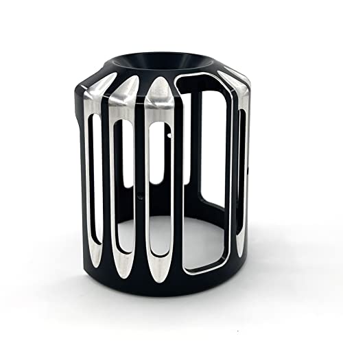 Couvercle de filtre à huile moto Harley Street-Cruiser en aluminium noir réutilisable