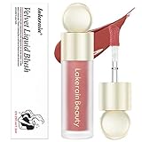 Soft Cream Matte Blush Makeup: Lightweight Smudge Proof Natural-Looking Dewy Finish Liquid Blush for