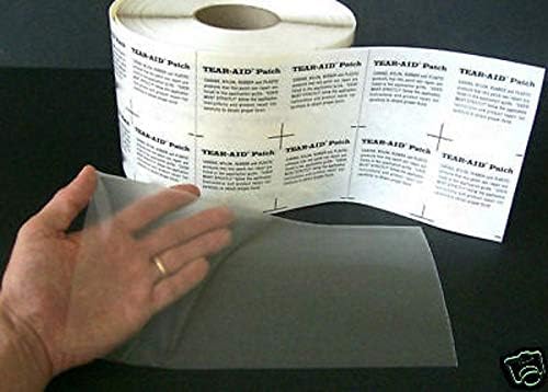 Inflatable Water Slide Raft Snow Tube Repair Patch - Tear Aid 6" x 12" Patch A