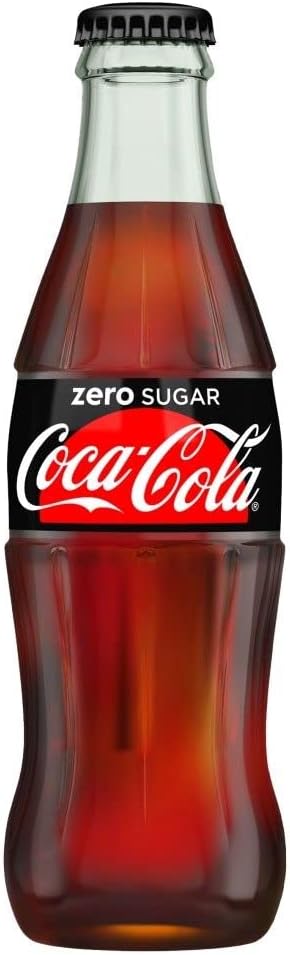 Coke Zero NRB Splits, 24 x 20 cl Bottles, Coca-Cola Zero Sugar is Our Sugar Free cola,