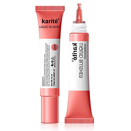 Reddhoon Waterproof Liquid Blusher, Delicate Smooth Lightweight Glides Easily Natural Looking Long Lasting Cheek Liquid Blush