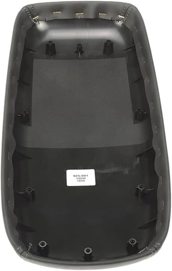 KarParts360 For Ford Escape 2003 2004 Console Lid | Plastic; Leather | Gray Color | Screw On Attachment Method | 2.25 Inches Depth | 7.5 Inches Strap Width | 0.27 Inches Thickness | For 3L8Z7806024AAC