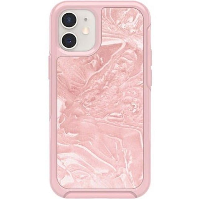 OtterBox Symmetry Series Clear Series Case for iPhone 12 Mini - Shell Shocked (Pink Interference/Iridescent Pink/Shell-Shocked Graphic) - image 2