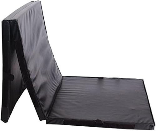 CAP Barbell Alfombrilla de ejercicio extra ancha de triple pliegue, color negro