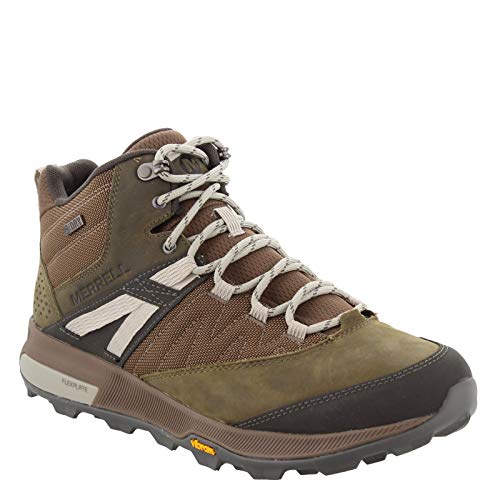 Merrell mens Zion Mid Wp Hiking Boot, Dark Olive, 10.5 US