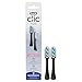 Oral-B Clic Toothbrush Sensitive Clean Replacement Brush Heads, Black, 2 Count (Pack of 3)