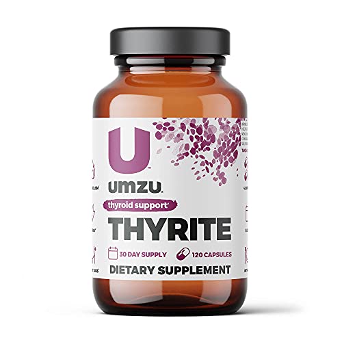 UMZU Thyrite | Advanced Thyroid Supplement to Support Healthy Thyroid Function with Magnesium, Ashwagandha, Zinc, Copper, Iodine & Selenium | 30 Servings