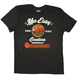 STAR WARS Mos Eisley Cantina Tatooine Men's Adult Graphic Tee T-Shirt (Grey, X-Large)