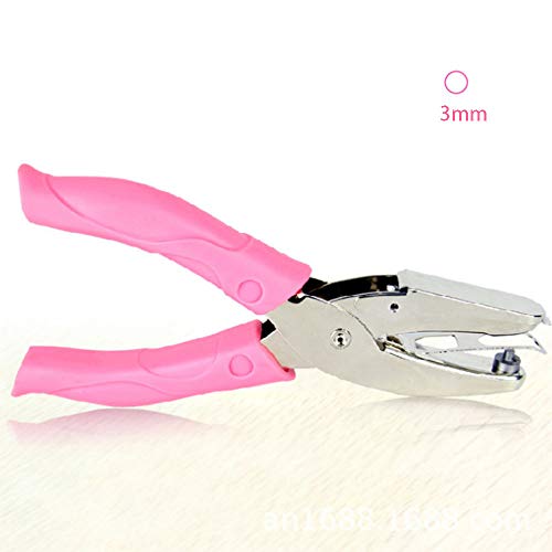 Medium Circle, Versatile Metal Single Hole Puncher 5 Unique Patterns Options - Image 2