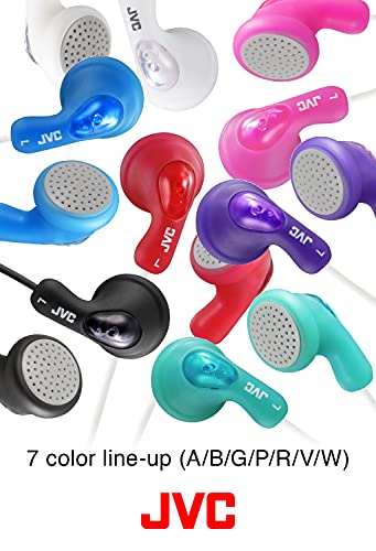 Image of JVC - HA-F14-PN-U - Earphones - White (Pink)