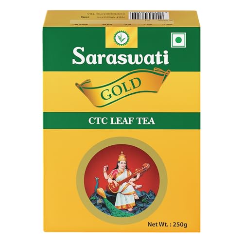 Image of Saraswati Gold CTC Leaf 250 Grams | Black CTC Tea | Chai Patti