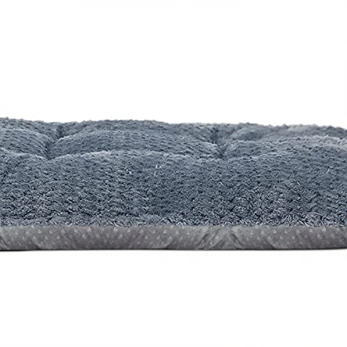 WONDER-MIRACLE-Fuzzy-Deluxe-Pet-Beds-Super-Plush-Dog-or-Cat-Beds-Ideal-for-Dog-Crates-Machine-Wash-Dryer-Friendly-15-x-23-S-Dark-Blue