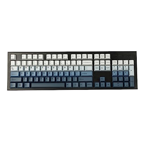 Image of 1.7mm Thickness PBT Gradient Keycaps Cherry Profile Dye Sub Mac Keyset for ANSI ISO 104 TKL GK61 96 75 GMMK NCR80 Mx Keyboard