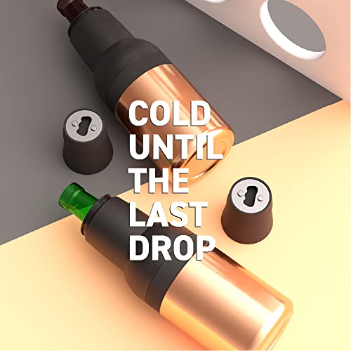 Asobu Frosty Beer 2 Go Vacuum Insulated Double Walled Stainless Steel Beer Bottle And Can Cooler With Beer Opener (Copper 2 Pack) #TOP2
