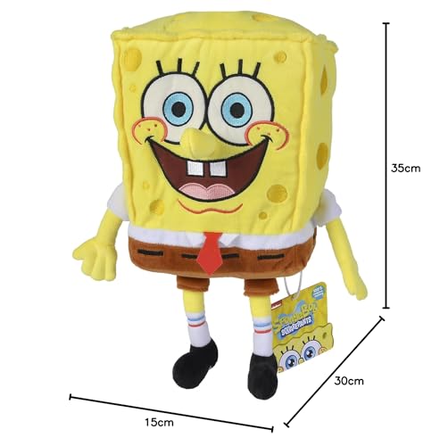 Miniatura 6 de Simba- Peluche Bob Esponja 35cm, Material Suave Y Agradable, Relleno 100 Reciclado, Licencia 100 Oficial, Apto Para Todas Las Edades 109491002spb