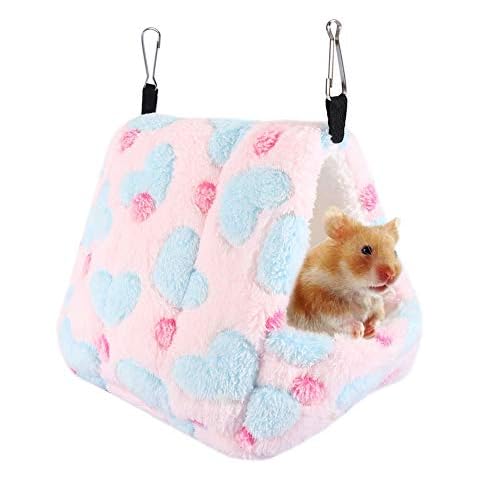 Hamaca de Felpa con Diseño de Lunares para Mascotas Pequeñas Cover
