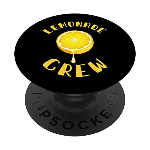 Lemonade Crew | Funny True Lemon Juice Soporte Squad Hero PopSockets PopGrip Intercambiable