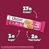 Quest Nutrition Crispy Birthday Cake Protein Bar, 17g Protein, 1g Sugar, 2g Net Carbs, Gluten Free Protein Snack, Keto Friendly, 4 Count #2