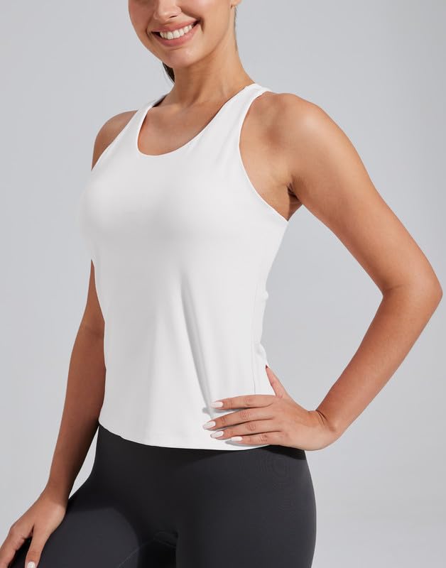 Pioneer Camp Top sportivo da donna con reggiseno integrato, traspirante, per donna, sportivo, fitness, comoda canotta yoga, top sportivo per palestra e allenamento