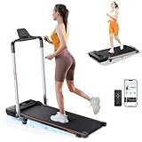 HomeTro Walking Pad With Incline 7%, Treadmills For Home Foldable, 2.5HP Ultra-Quiet Compact Folding Under Desk Treadmill with Handle,12 km/h Speed Walking Pads,12 Modes Running Machine.