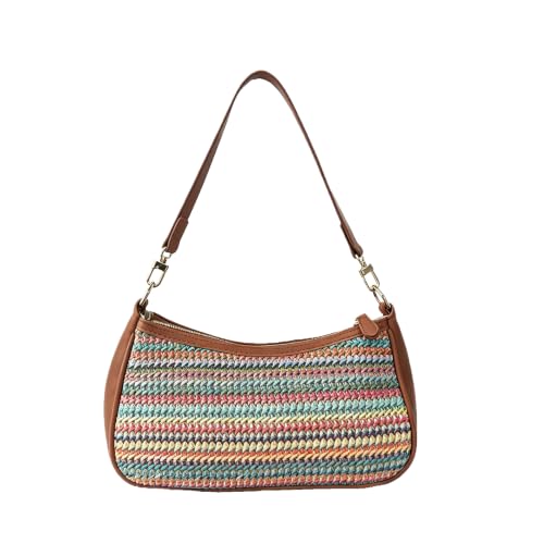 Image of Shoulder Bag for Women with 2 Removable Straps and Zipper Closure Crossbody Bags Clutch Tote HandBags Purses | with 2 Removable Straps