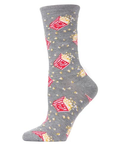 MeMoi Popcorn Rayan Blend Crew Socks2