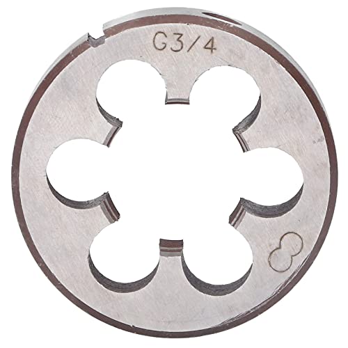 Fafeicy G3/4 Thread Die, Pipe Thread Die, Threading Screw Die for Tap G3/4, Threading Hand Tools, Outer Diameter 55mm/2.17in