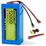 DYMOZYNE 36V 12Ah Ebike Battery, Lithium Battery Pack with 30A BMS for 100W-2000W Electric Bike and Motor E-Bike, 36V Motory for DIY of Electric Bicycles