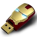 2012 Marvel Avengers Movie Iron Man Mark Iv 8gb Usb2.0 Flash Drive Tony Stark New and Fashion Gold by Newdigi