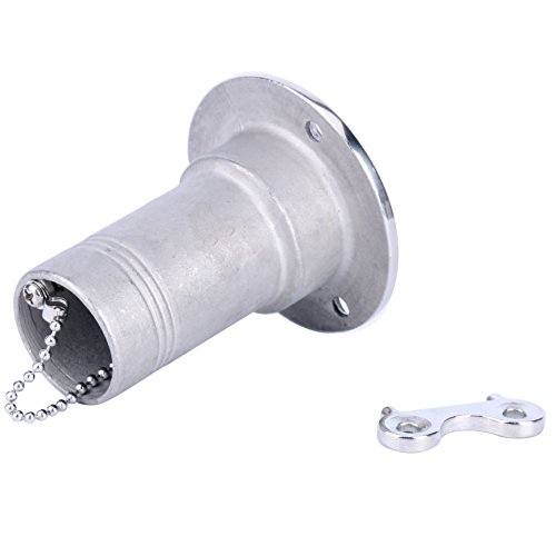 image for Amarine Made Boat Deck Fill Marine 316 Stainless Steel Filler Cap with