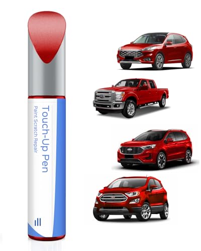 PARTS4EV PQ Race Red Touch Up Paint Compatible with Ford Exact Match–Chips and Nicks Touch Up