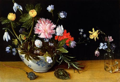Affiche impression prints toile fleurs Brueghel pour décoration salon