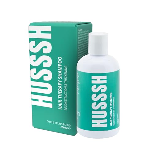 HUSSSH® Hair Loss Recovery Shampoo | Natural DHT Blocker with Saw Palmetto & Rosemary Oil | Anti-Thinning & Anchoring Treatment for Men & Women (Sulphate Free)