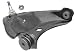ACDelco 45D1114 Professional Front Driver Side Upper Suspension Control Arm and Ball Joint Assembly
