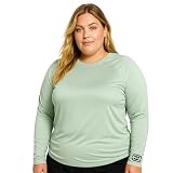 Picture of Billabong Plus Size Rash Guard for Women, UPF 50+ Long & Short Sleeve Swim Shirt Mint
