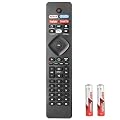 NH800UP RF402A-V14 BT800 IR Remote Control Compatible with Philips Android 4K Ultra HD Smart LED TV Replacement Controller with Netflix Vudu YouTube with Batteries (No Voice Function)