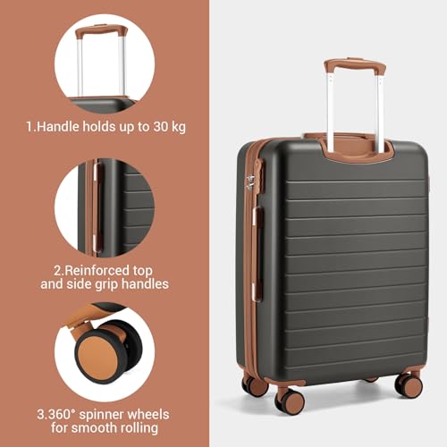 Kono 24 Inch Expandable Luggage