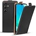 Produktbild Verco Flip Cover für Samsung Galaxy A26 5G Case, Flipstyle Schutzhülle für Samsung A26 5G Hülle Tasche vertikal klappbare Handyhülle, Schwarz